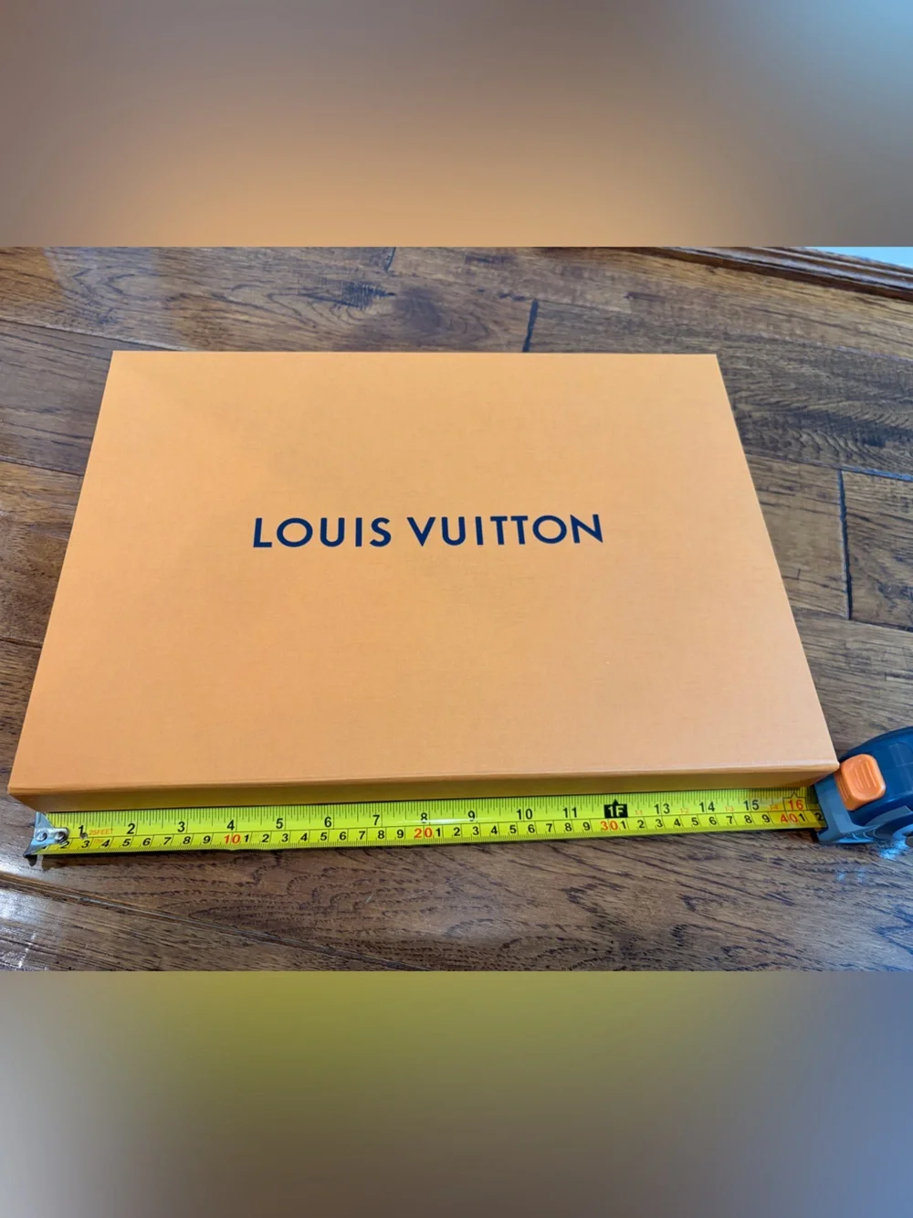 Louis Vuitton Orange Box with Blue Ribbon
